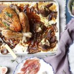 Recipe: balsamic roasted chicken with fig parcels